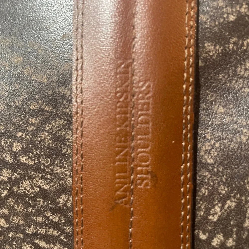 Aniline Kipskin Shoulders Mens Dark Brown Torino Leather Belt Size 40‎